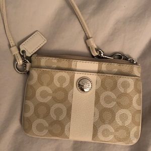 Coach zippered pouch